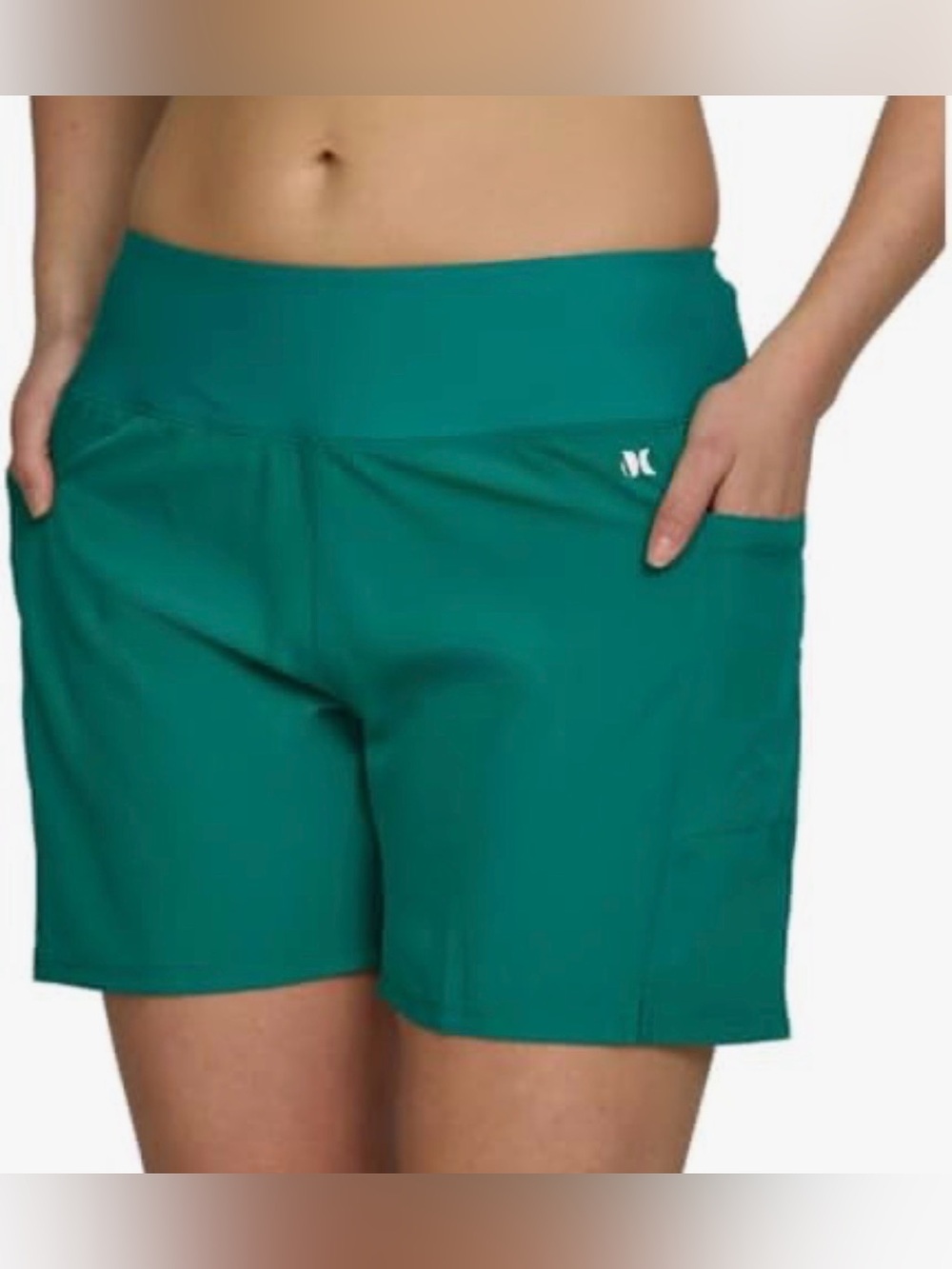Hurley Teal Green Women's Bermuda Shorts size M